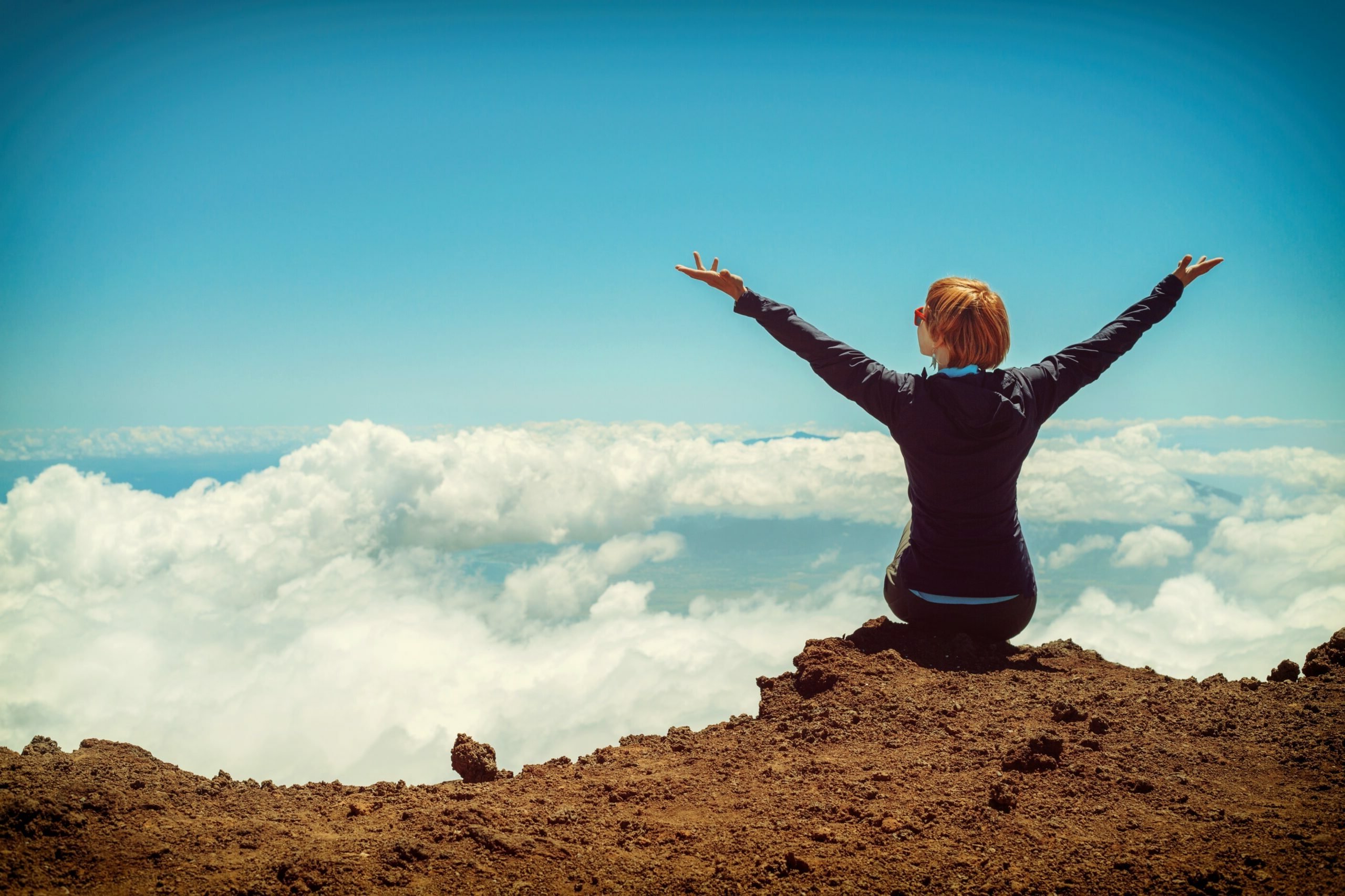 Stress-free woman who eliminated her debts