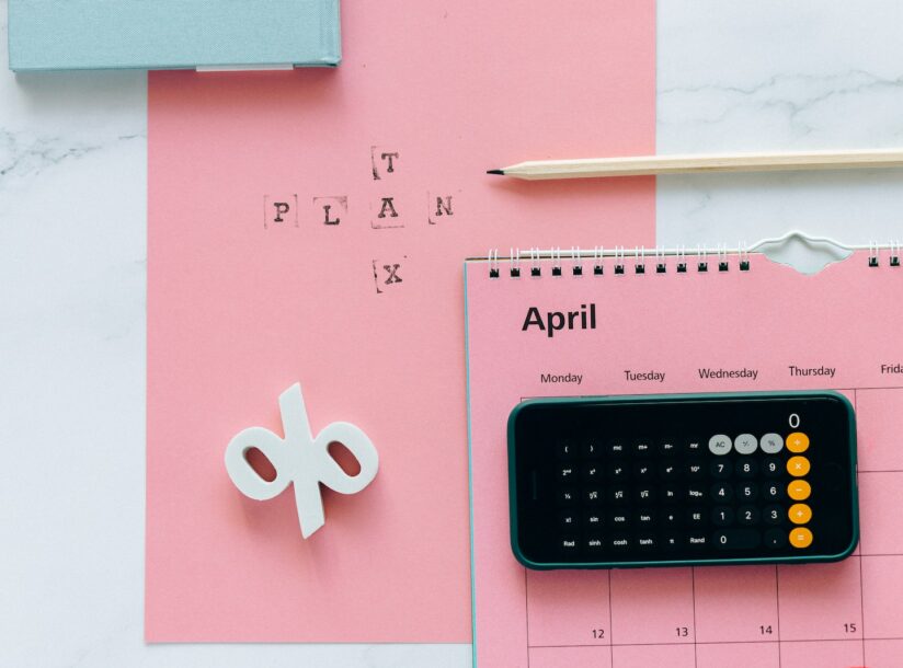 April Calendar - Tax Season