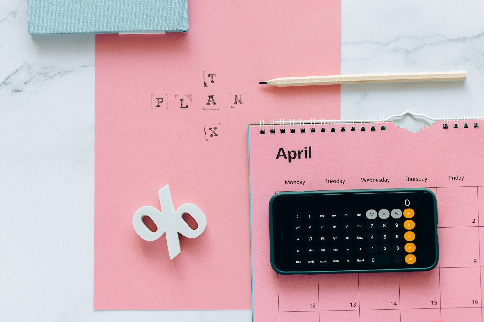 April Calendar - Tax Season